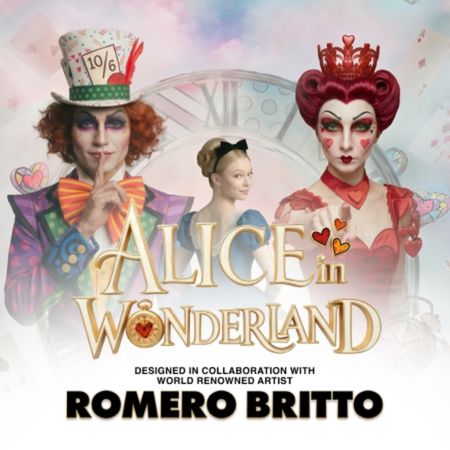 Alice in Wonderland by Romero Britto